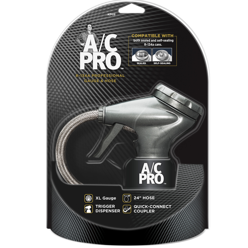 A/C PRO进口代理批发 A/C Pro R134a 1 件交流压力表和软管