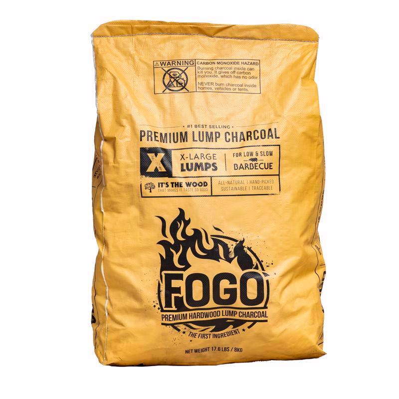 FOGO进口代理批发 FOGO Super Premium（金袋）全天然块状木炭 17.6 磅