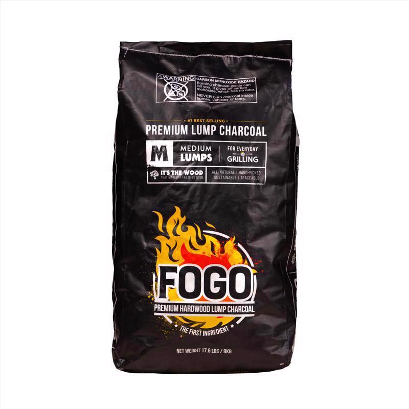 FOGO进口代理批发 FOGO Premium（黑袋）全天然块状木炭 17.6 磅