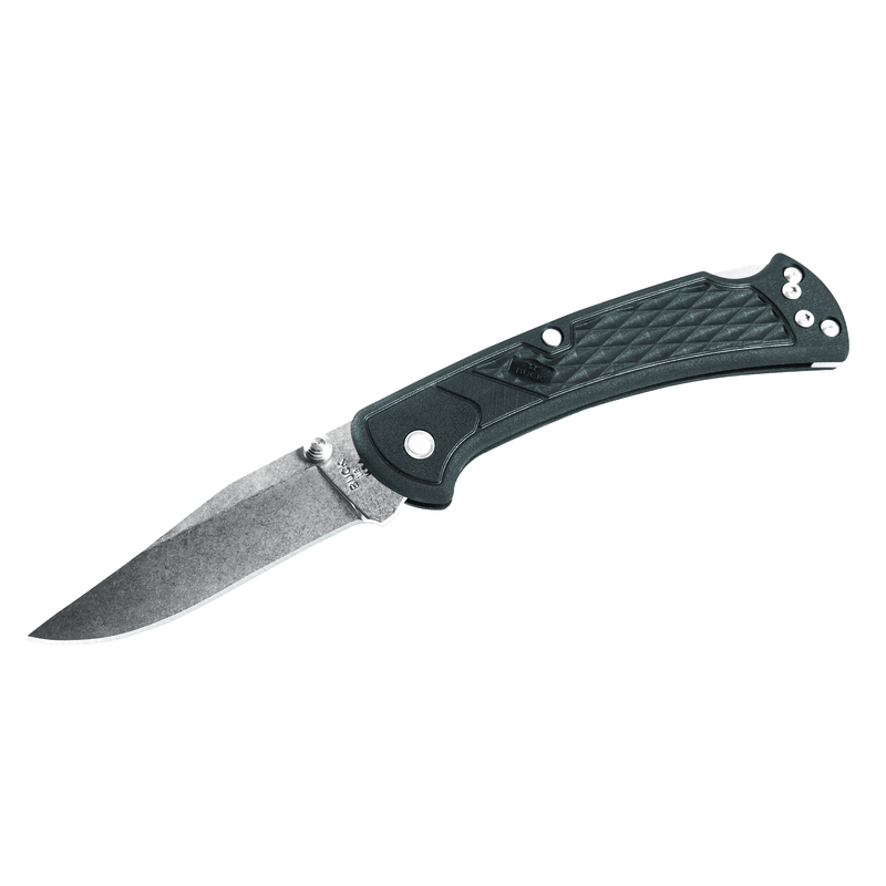 BUCK KNIVES进口代理批发 Buck Knives 112 Ranger Slim Select 黑色 420 HC 不锈钢 7.25 英寸折叠刀