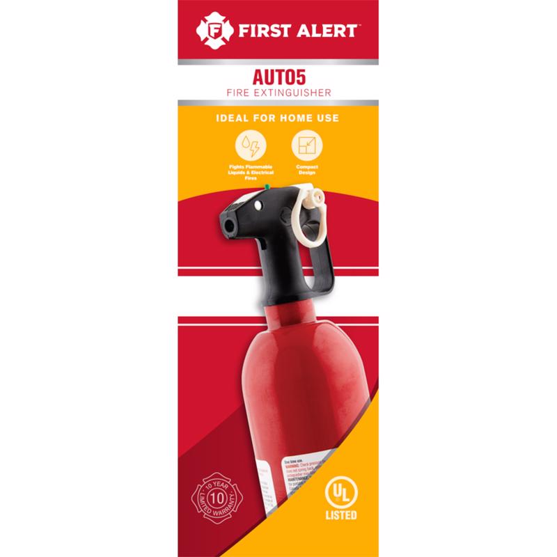 FIRST ALERT进口代理批发 First Alert 2 磅汽车灭火器获得美国交通部机构批准