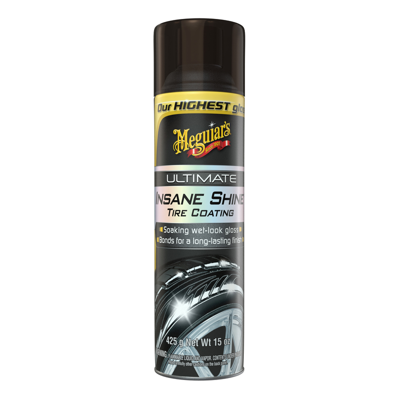 MEGUIAR'S进口代理批发 Meguiar's Ultimate Insane Shine 光泽轮胎涂料 15 盎司