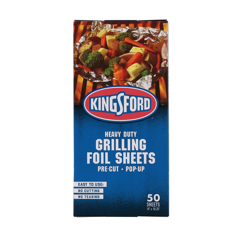 KINGSFORD进口代理批发 Kingsford 铝制烤箔片 10.25 英寸 LX 14 英寸宽 50 个/包