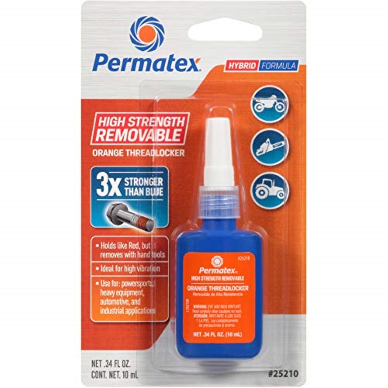 PERMATEX进口代理批发 Permatex 混合高强度可拆卸螺纹锁固剂液体 0.34 盎司