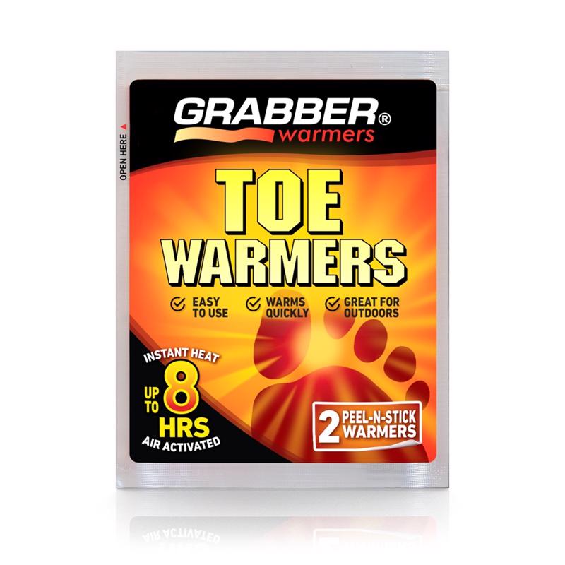 酷牌库|商品详情-GRABBER WARMERS进口代理批发 Grabber Warmers 粘性脚趾取暖器 2 件装