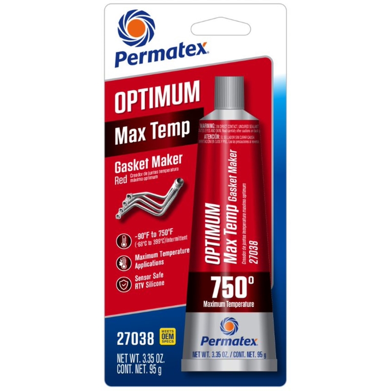 PERMATEX进口代理批发 Permatex Optimum Type-1 高温垫片制造商 3.35 盎司 1 包