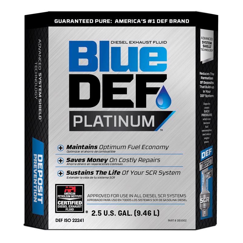 BLUE DEF进口代理批发 Blue Def 白金柴油燃油系统清洁剂 2.5 加仑