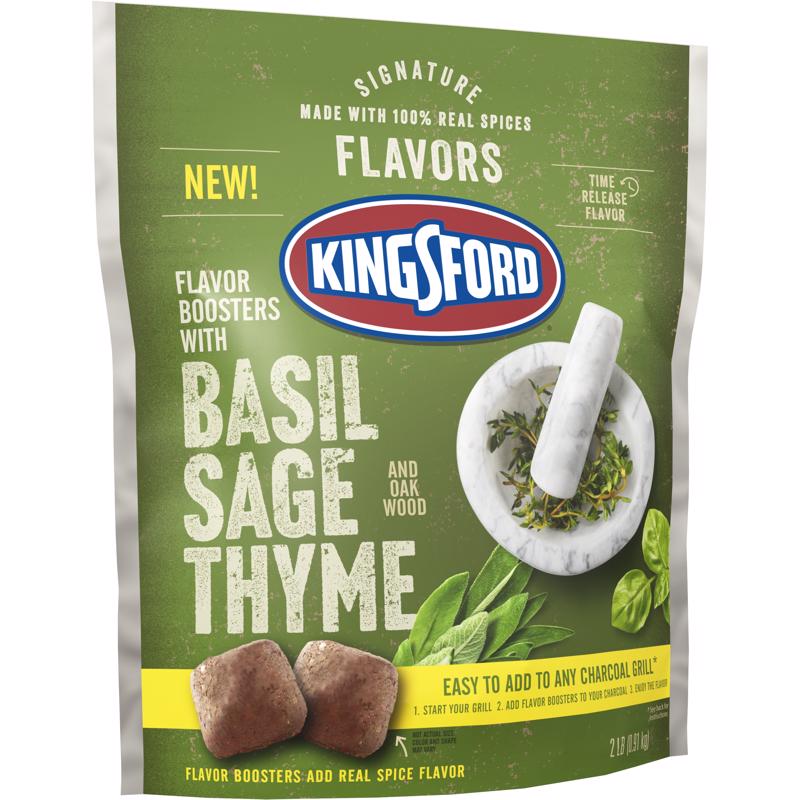 KINGSFORD进口代理批发 Kingsford Signature Flavors 全天然罗勒鼠尾草百里香木炭煤球 2 磅