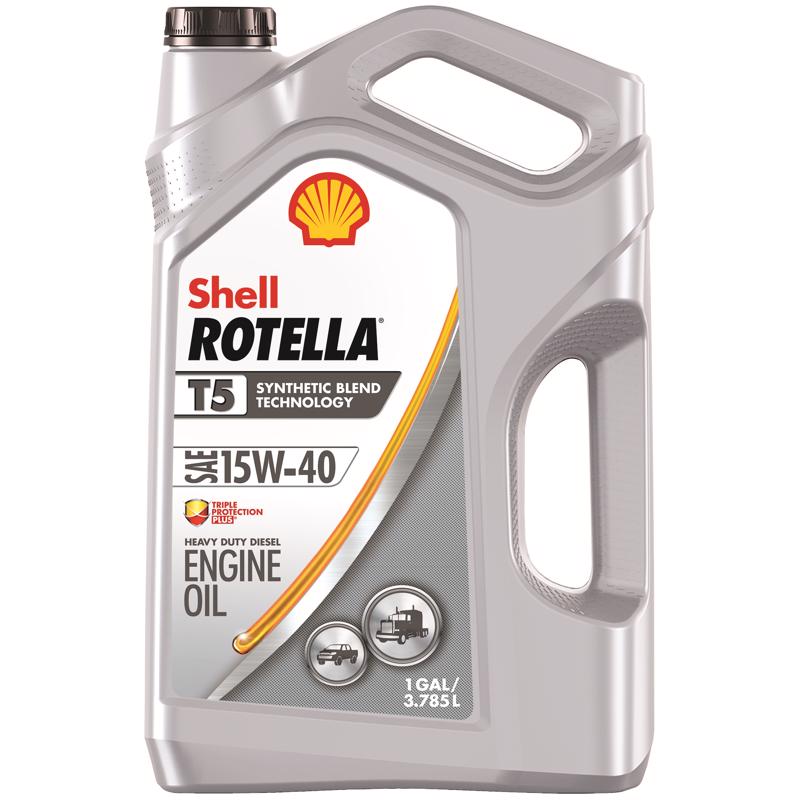 SHELL ROTELLA进口代理批发 Shell Rotella T5 15W-40 柴油合成混合发动机油 1 加仑 1 包