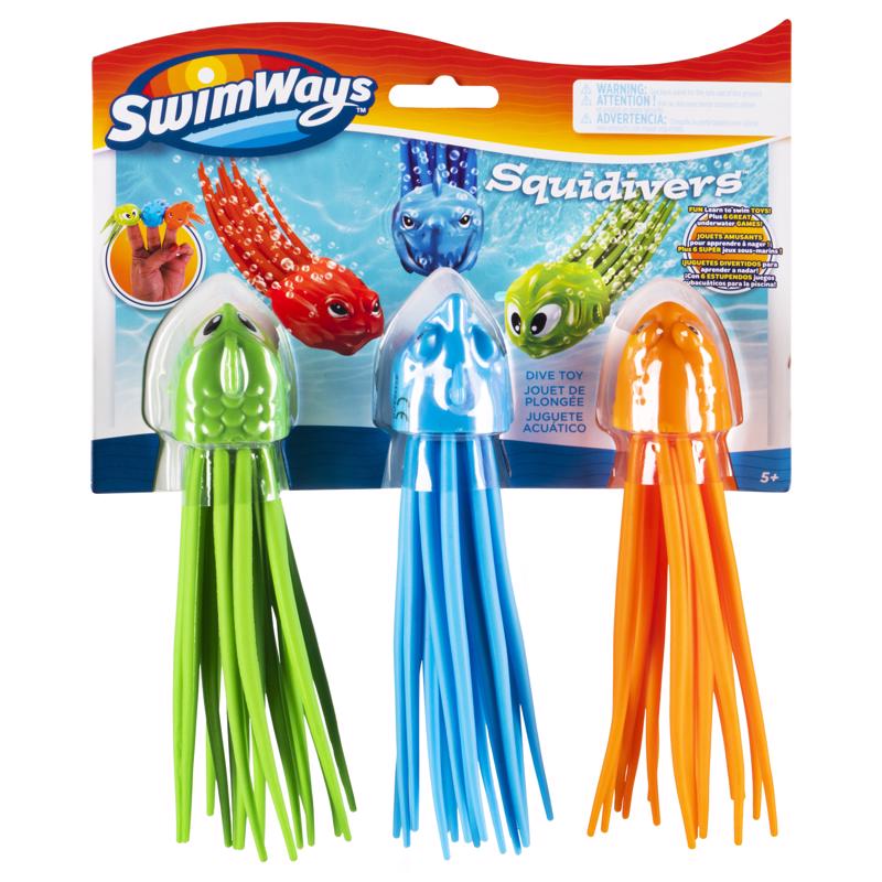 SWIMWAYS进口代理批发 SwimWays 什锦橡胶 Squidivers 潜水棒