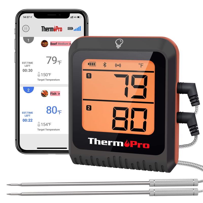 THERMOPRO进口代理批发 ThermoPro LCD 蓝牙烧烤/肉类温度计