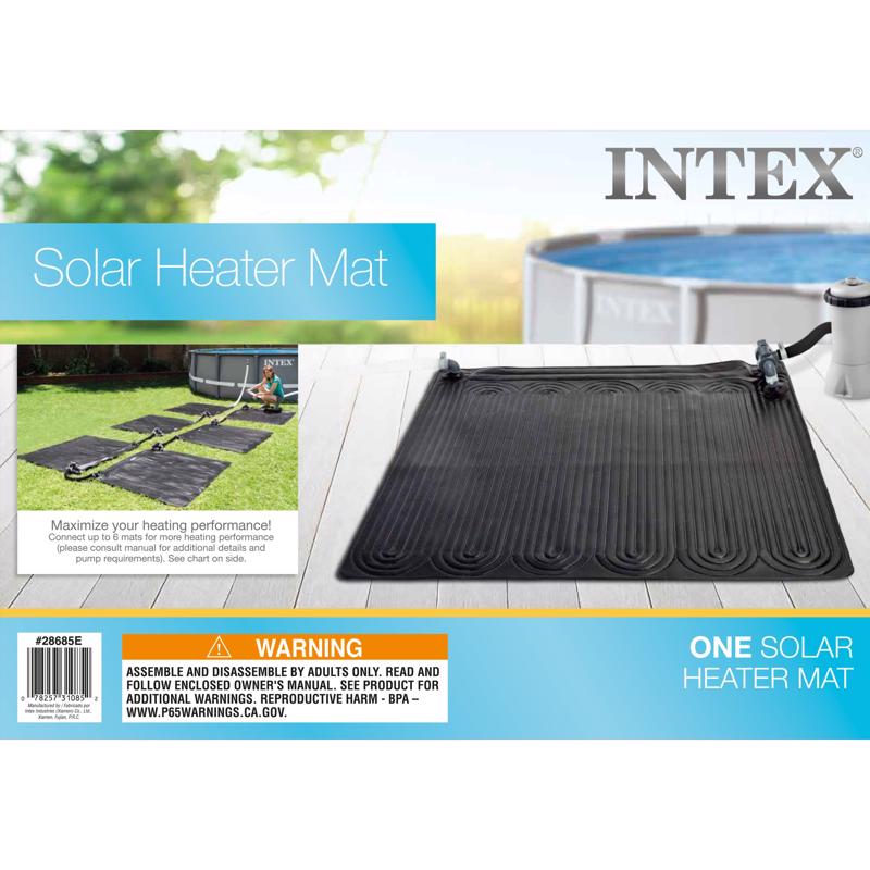 INTEX进口代理批发 Intex 太阳能泳池加热器套件 47 英寸高 X 47 英寸宽