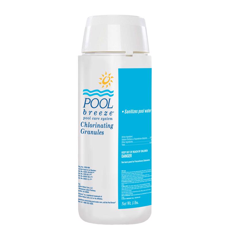 POOL BREEZE进口代理批发 Pool Breeze 颗粒氯化化学品 5 磅