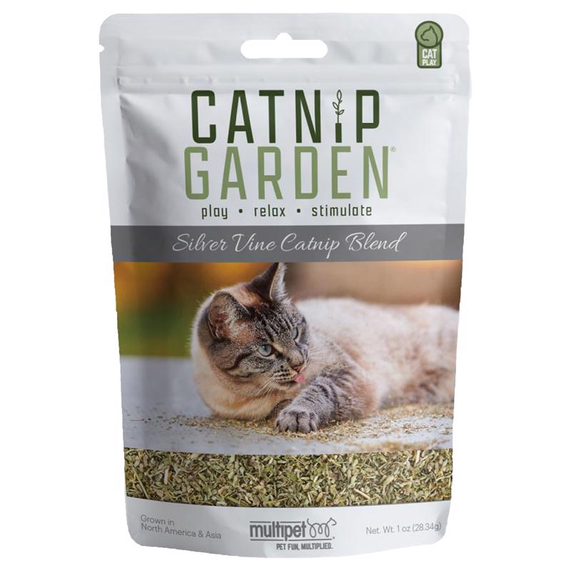 MULTIPET进口代理批发 Multipet 猫薄荷花园银藤猫薄荷 1 盎司 1 包