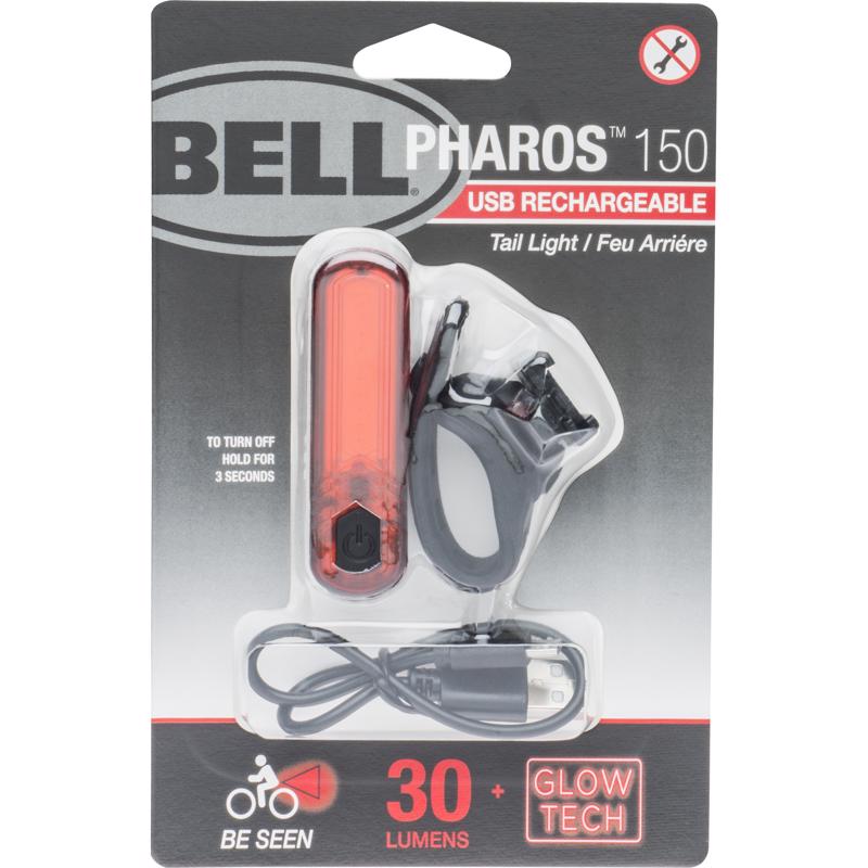 酷牌库|商品详情-BELL SPORTS进口代理批发 贝尔体育 Pharos 150 塑料自行车尾灯黑色/红色