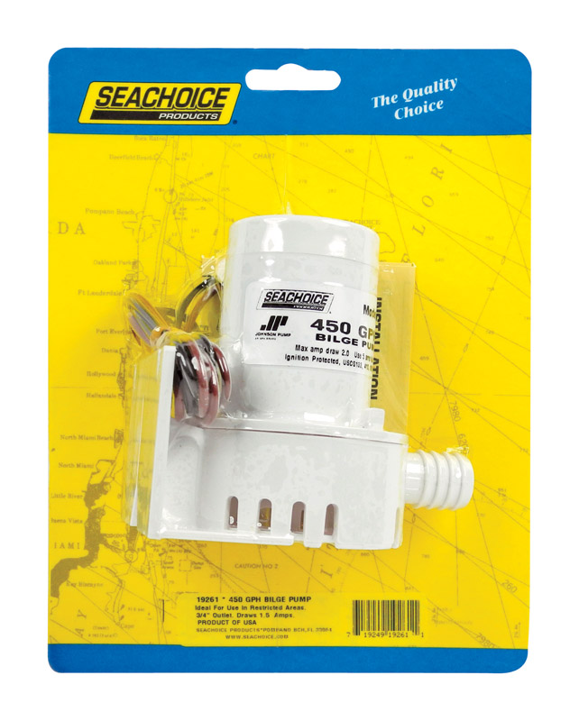 SEACHOICE进口代理批发 Seachoice 450 gph 舱底泵 12 V