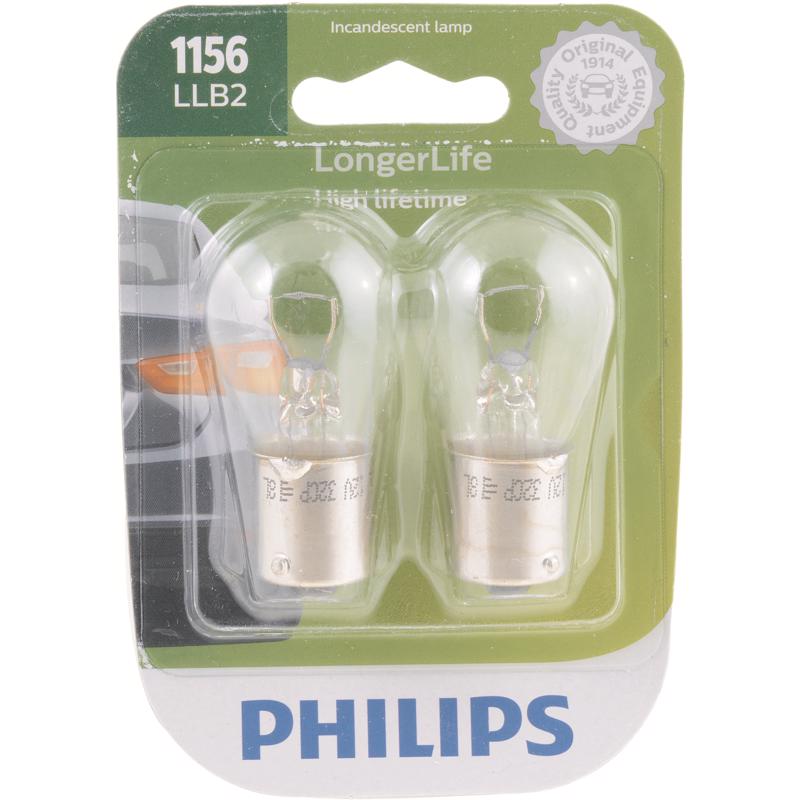 PHILIPS进口代理批发 飞利浦 LongerLife 白炽灯备用/转弯/停止/转向微型汽车灯泡 1156LLB2