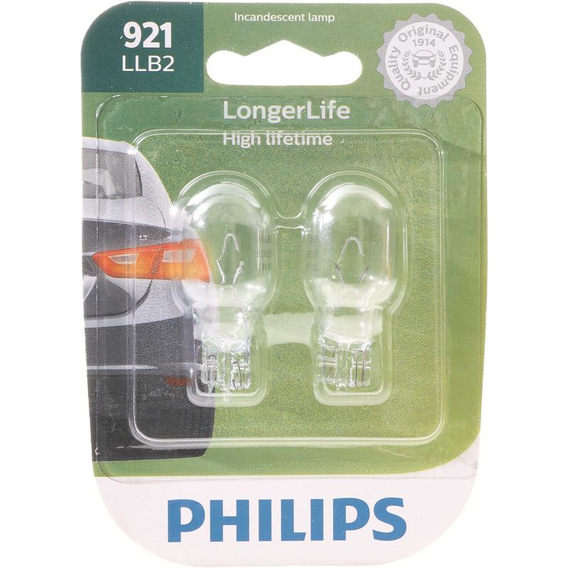 PHILIPS进口代理批发 飞利浦 LongerLife 白炽备用/停止/后备箱微型汽车灯泡 921LLB2