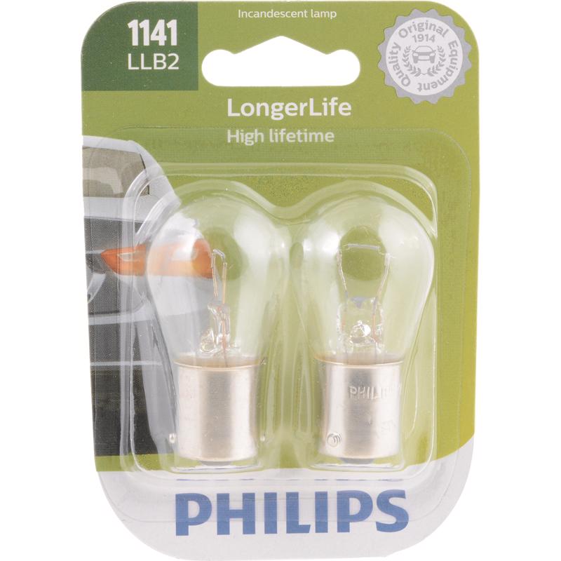 PHILIPS进口代理批发 飞利浦 LongerLife 白炽灯备用/转弯/停止/转向微型汽车灯泡 1141LLB2