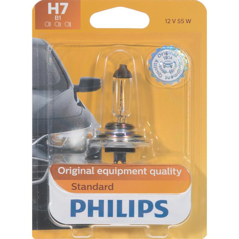 PHILIPS进口代理批发 飞利浦标准卤素远光/近光汽车灯泡 H7B1