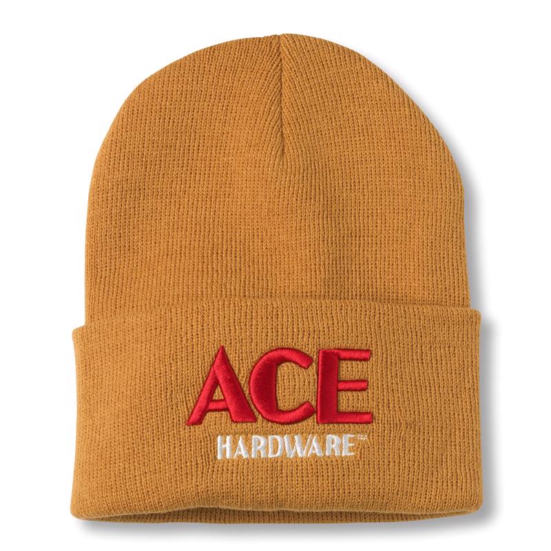 ACE VINTAGE THREADS进口代理批发 Ace 复古螺纹头饰针织帽 淡褐色 均码适合大多数人