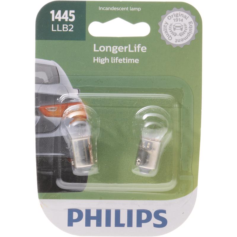 PHILIPS进口代理批发 飞利浦 LongerLife 白炽停车/停止/尾随/转向微型汽车灯泡 1445LLB2