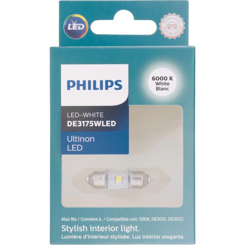 PHILIPS进口代理批发 飞利浦 Ultinon LED 赠品/手套/许可证/行李箱微型汽车灯泡 DE3175WLED