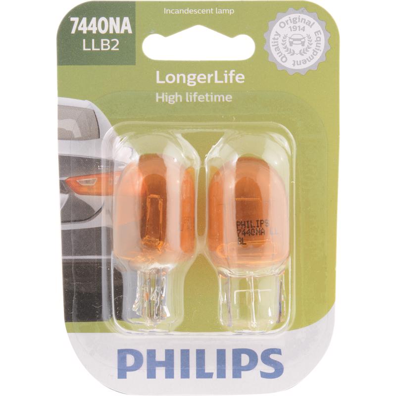 PHILIPS进口代理批发 飞利浦 LongerLife 白炽标记/转向/实用微型汽车灯泡 7440NALLB2