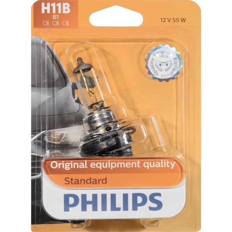 PHILIPS进口代理批发 飞利浦标准卤素远光/近光汽车灯泡 H11BB1