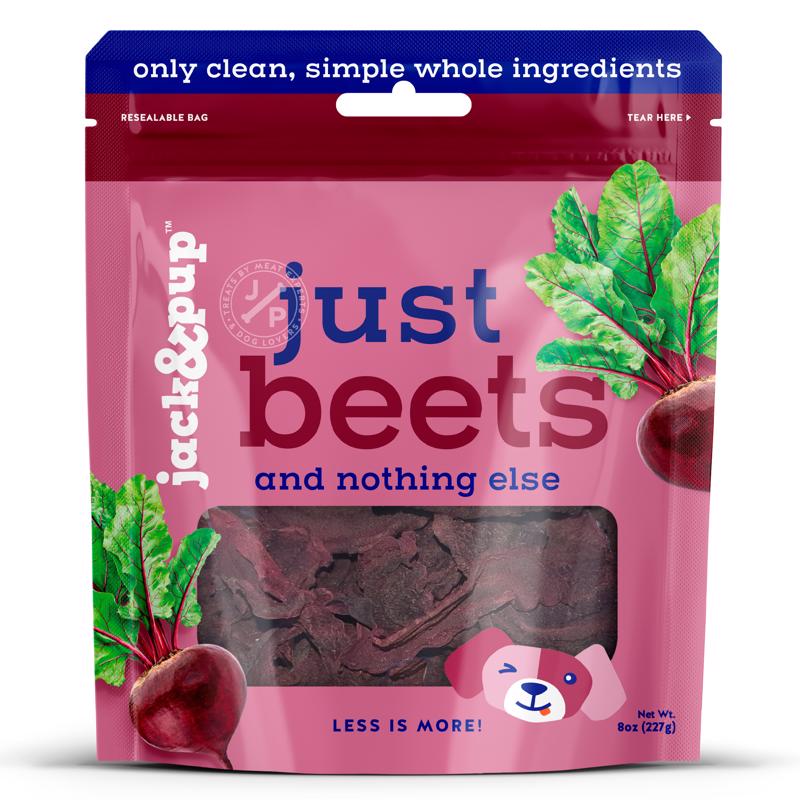 Jack & Pup Just Beet Grain Free Treats For Dogs 8 oz 1 pk