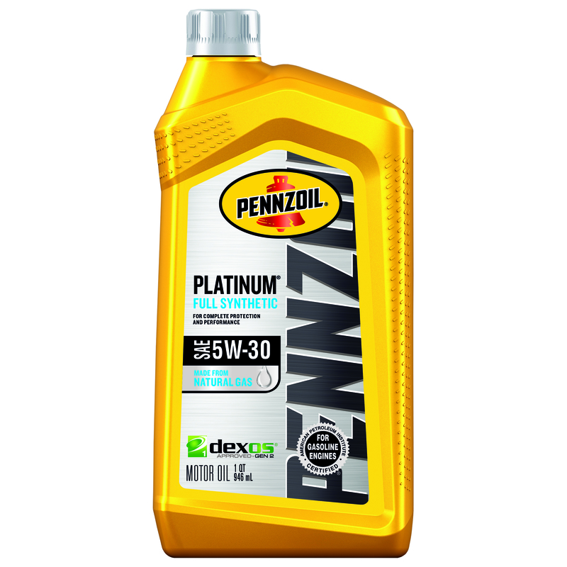 Pennzoil Platinum 5W-30 Synthetic Motor Oil 1 qt 1 pk