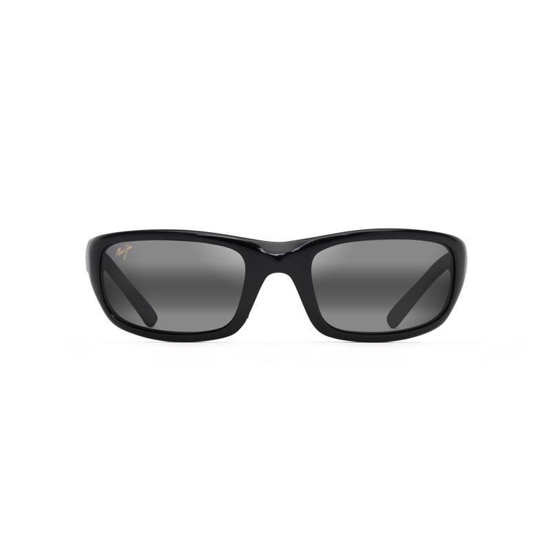 Maui Jim Stingray Unisex Gloss Black Frame Neutral Gray Lens Polarized Sunglasses