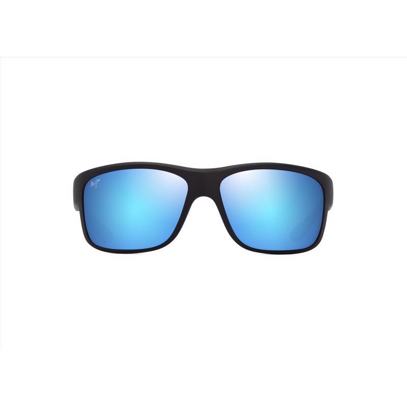 Maui Jim Southern Cross Men's Matte Black/Blue Frame Blue Hawaii Lens Polarized Sunglasses
