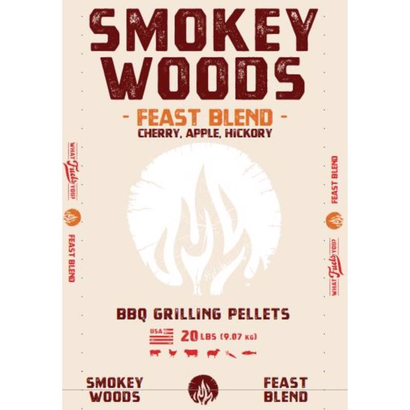 Smokey Woods Hardwood Pellets All Natural Assorted 20 lb