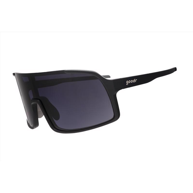 goodr Astro G - My Sweat Has An Octane Rating Unisex Black Frame Black Lens Polarized Sunglasses