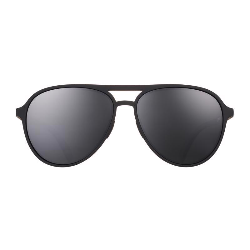 goodr Mach G - Operation Blackout Unisex Black Frame Black Lens Polarized Sunglasses