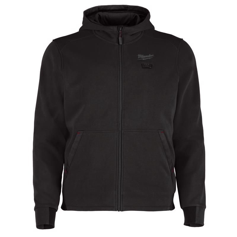 Milwaukee M12 XXXL Long Sleeve Men's Hooded Heated Hoodie Black