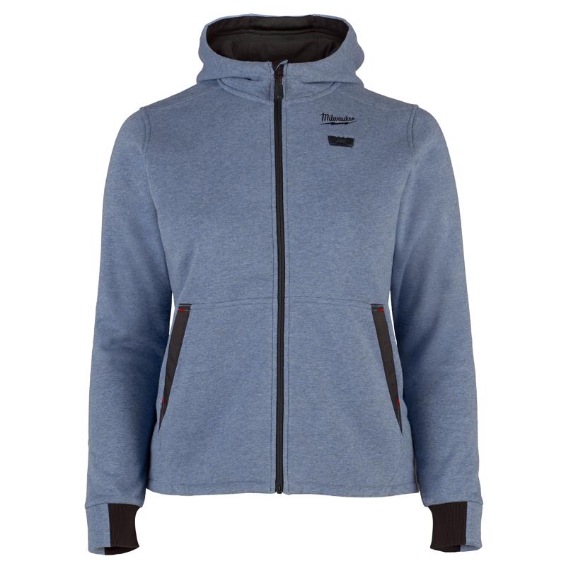 Milwaukee M12 L Long Sleeve Women's Full-Zip Heated Hoodie Blue