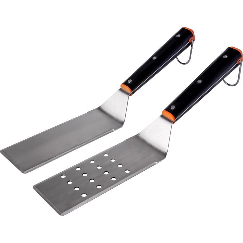 Traeger Plastic/Stainless Steel Black/Orange Griddle Spatula