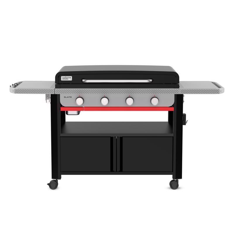 Weber Slate 36" w/Cabinet 4 Burner Liquid Propane Outdoor Griddle Black