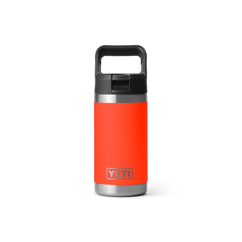 YETI Rambler Jr. 12 oz Solar Flare BPA Free Insulated Kids Water Bottle w/Straw