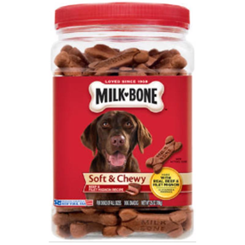 JM Smucker's MilkBone Beef Treats For Dogs 25 oz 7.2 in. 1 pk