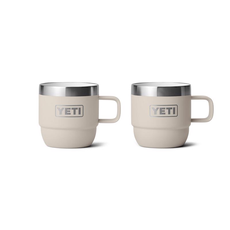 YETI Rambler 6 oz Cape Taupe BPA Free Espresso Insulated Tumbler Set