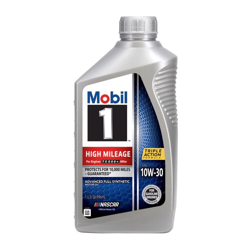 1 High Mileage Full Synthetic Motor Oil 10w-30 - 1 Quart