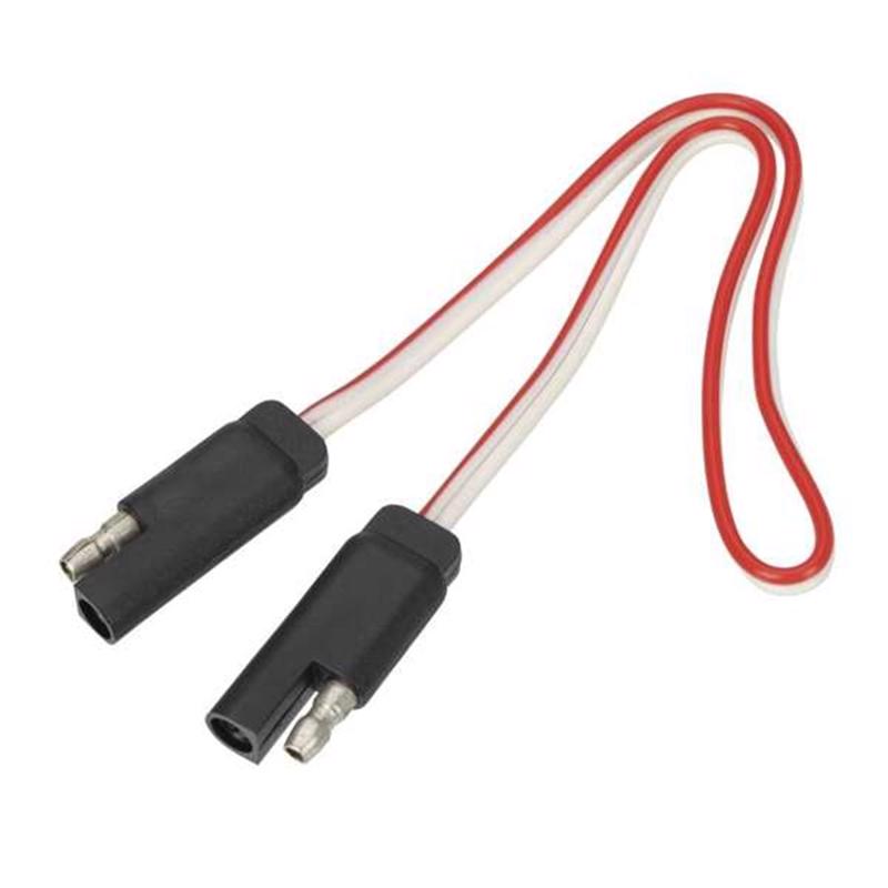 2-way Flat 12 Inch Loop Trailer Wiring Connector - Model 1342