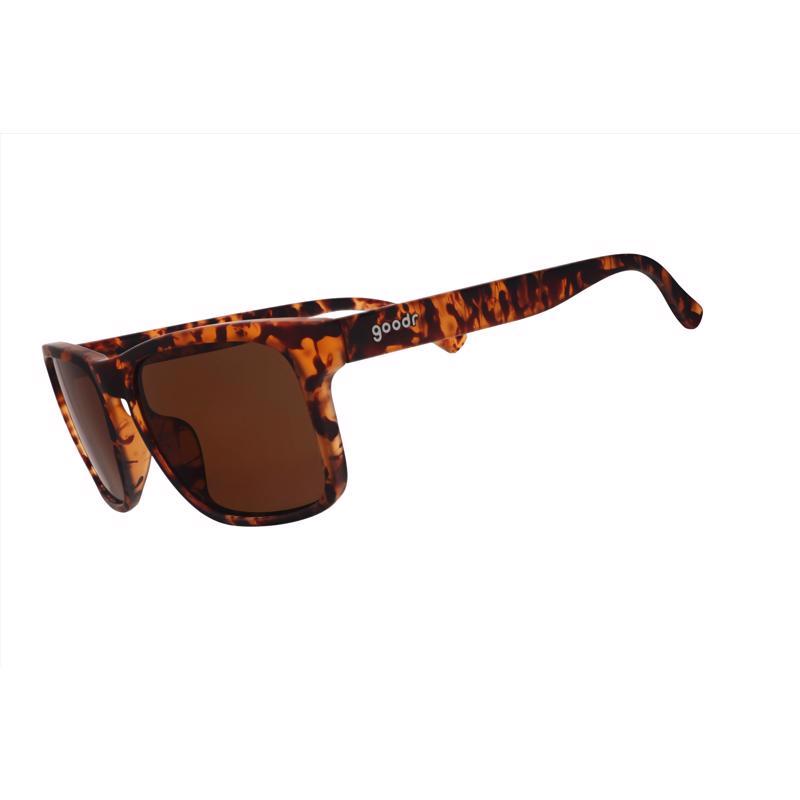 goodr Grand G - Certified Pet Psychic Unisex Brown Tort Frame Brown Lens Polarized Sunglasses