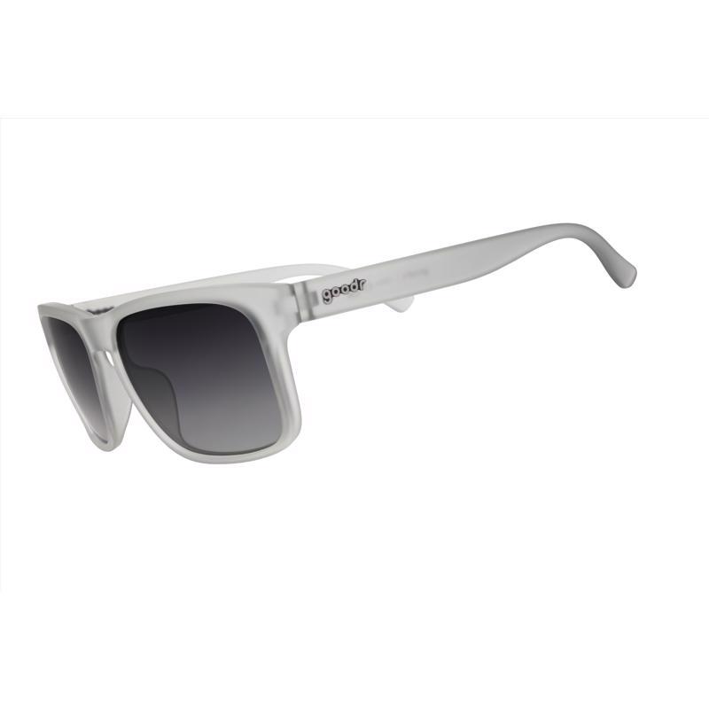 goodr Grand G - Casual Juggles Boulders Unisex Gray Frame Black Lens Sunglasses