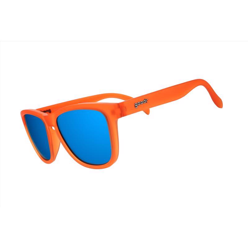 goodr OG - Donkey Goggles Unisex Orange Frame Blue Lens Sunglasses