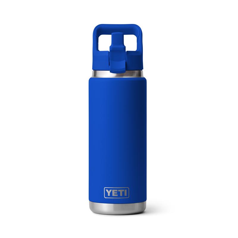 YETI Rambler 26 oz Royal Blue BPA Free Bottle with Straw Cap