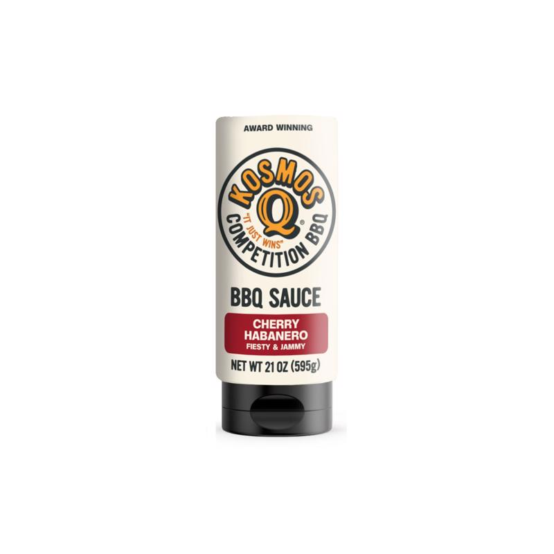Kosmos Q Cherry Habanero BBQ Sauce 21 oz